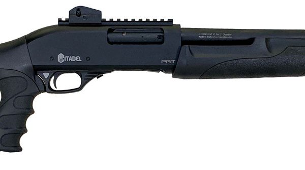 Citadel FRPAT1220 CDA Force Tactical Pump 12 Gauge 3+1 3" 20" Barrel, Steel Receiver, Matte Black Metal Finish, Optics Ready Picatinny Rail, Synthetic Pistol Grip Stock