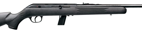 Savage Arms 40203 64 F Full Size 22 LR 10+1 21" Matte Black Sporter Barrel, Matte Black Grooved Carbon Steel Receiver, Matte Black Fixed Synthetic Stock, Right Hand