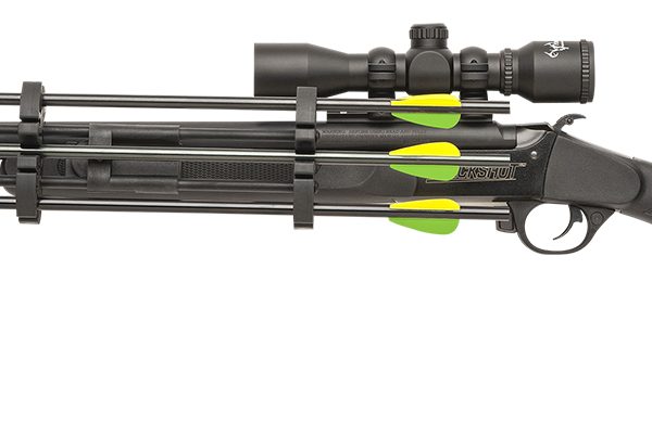 Traditions CRX6220060 Crackshot XBR Package 22 Cal 1rd 16.50" 20" Blued Steel Barrel & Receiver, Black Synthetic Stock, 4x32 Scope, Three Firebolt Arrows