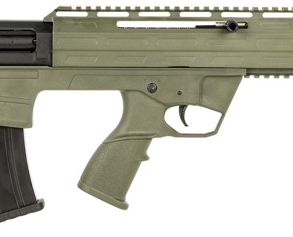 Tokarev USA 21000129 TBP  12 Gauge 3" 5+1 18.50", OD Green, Cheek Riser Compatible Bull-Pup Stock, Flip-Up Sights, 3 Chokes