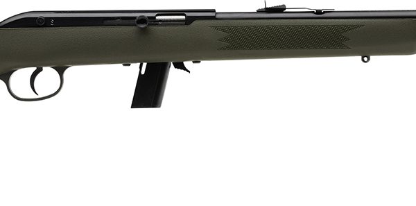 Savage Arms 40221 64 F Full Size 22 LR 10+1 21" Matte Black Carbon Steel Barrel, Grooved Receiver, OD Green Fixed Synthetic Stock
