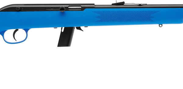 Savage Arms 40217 64 F Full Size 22 LR 10+1 21" Matte Black Carbon Steel Barrel, Matte Black Grooved Carbon Steel Receiver, Blue Fixed Synthetic Stock, Right Hand