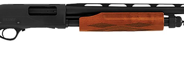 Hatsan USA HEWS122805W2 Escort WS  Full Size 12 Gauge Pump 3" 4+1 28" Black Chrome Vent Rib Barrel, Black Anodized Grooved Aluminum Receiver, Adjustable Turkish Walnut Stock