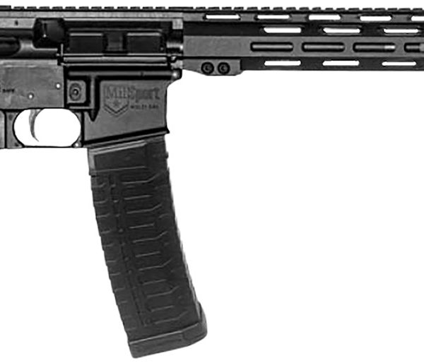 ATI ATIG15MS556ML13M Mil-Sport 5.56x45mm NATO 16" 60+1 Black Rec Black 6 Position Rogers Super-Stoc Stock Black Polymer Grip Right Hand