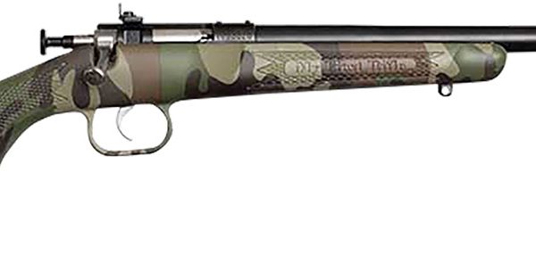 Crickett KSA2170 My First Rifle Gen2 22 S/L/LR Single Shot 16.10" Blued Barrel & Receiver, M81 Woodland Camo Synthetic Fixed Stock, EZ Loader