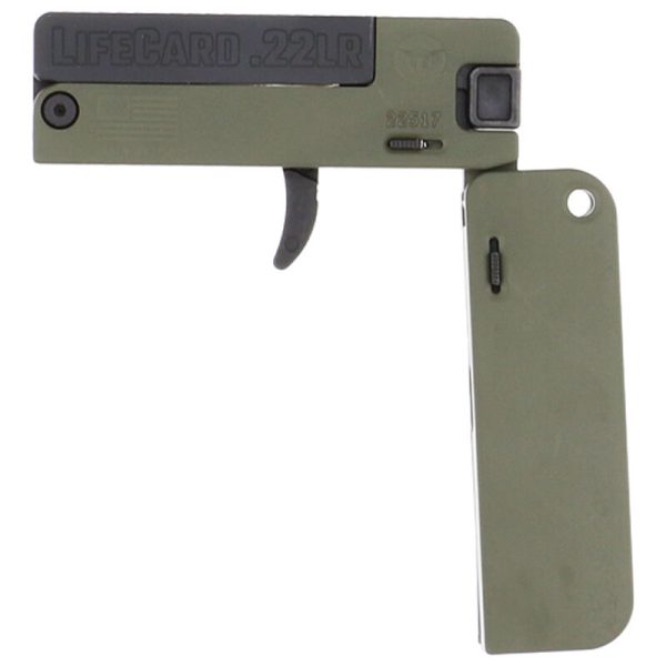TBZR Lifecard 22lr Polymer handle OD Grn