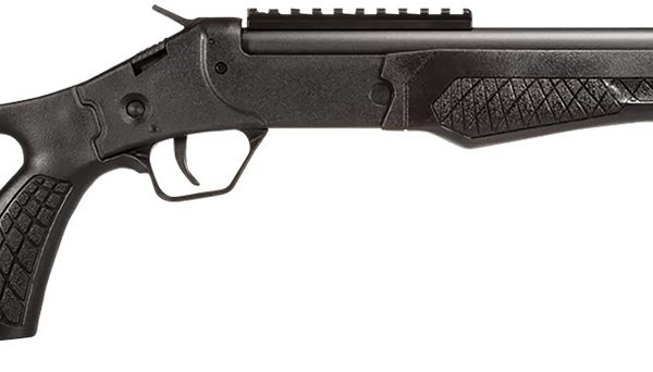 Rossi SSPS45-BK Tuffy Single Shot 45 Colt (LC)/410 Gauge (3" Chamber) 1rd 16.50", Black, Thumbhole Pistol Grip Stock with Shell Holder, Overmolded Grip, Front Iron Sight, Optics Mount