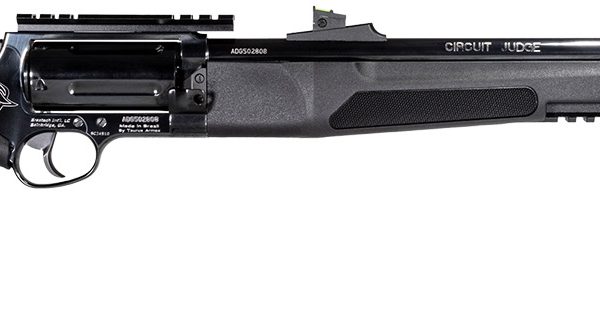 Rossi SCJT4510 Circuit Judge  45 Colt (LC) Caliber or 410 Gauge with 5rd Capacity, 18.50" Barrel, Matte Black Metal Finish & Black Fixed Thumbhole Stock Right Hand (Full Size)