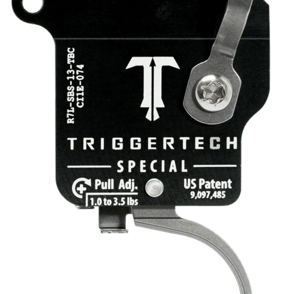 TriggerTech R7LSBS13TBC Special  Single-Stage Traditional Curved Trigger with 1-3.50 lbs Draw Weight for Remington 700 Left