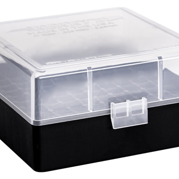 Berry's 03856 Ammo Box  223Rem/5.56NATO Clear/Black Polypropylene 100rd