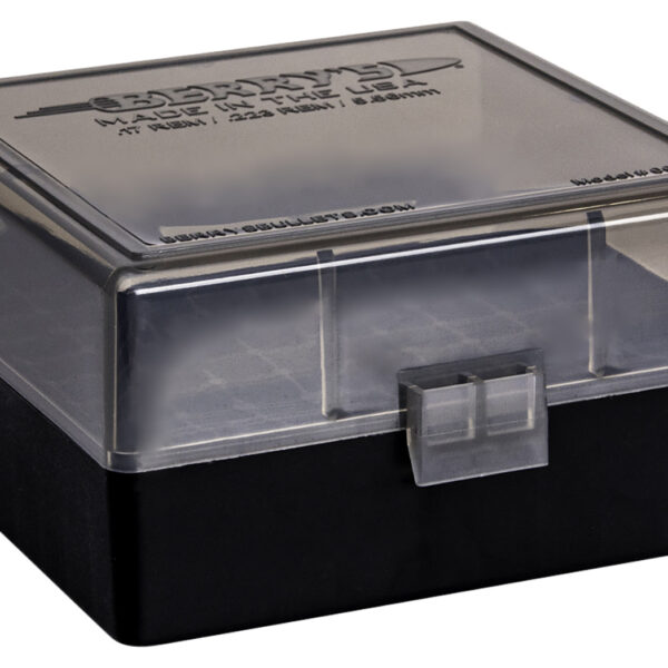 Berry's 11664 Ammo Box  223Rem/5.56NATO Smoke/Black Polypropylene 100rd