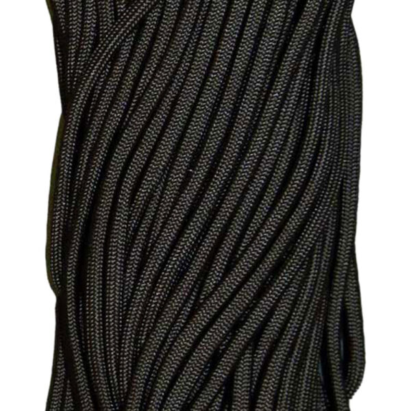 Tacshield 03000 550 Cord  Black Paracord 50' Long