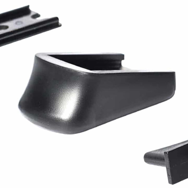 Mec-Gar F42090SET Finger Rest Set made of Polymer & Steel with Blued Finish for Walther PP, PPK & PPK/S Magazines