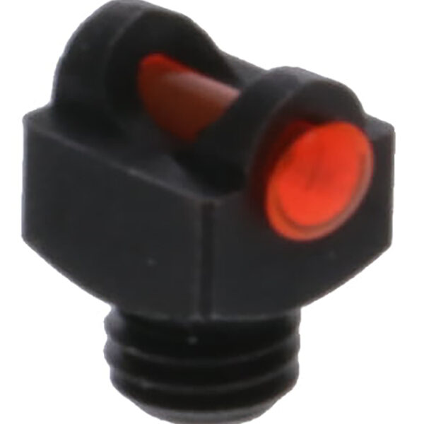 TruGlo TGTG954AR StarBrite Deluxe Bead Black | Red Fiber Optic Front Sight 6-48" Threads