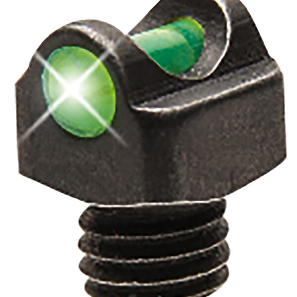 TruGlo TGTG954EG StarBrite Deluxe Bead Black | Green Fiber Optic Front Sight 3mm Threads