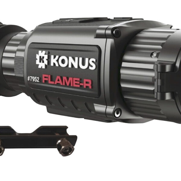 Konus 7952 Flame-R  Thermal Rifle Scope Hand Held/Mountable Scope Black 2.5-20x Multi Reticle 256x192 Resolution Zoom Digital 1x/2x/4x/8x