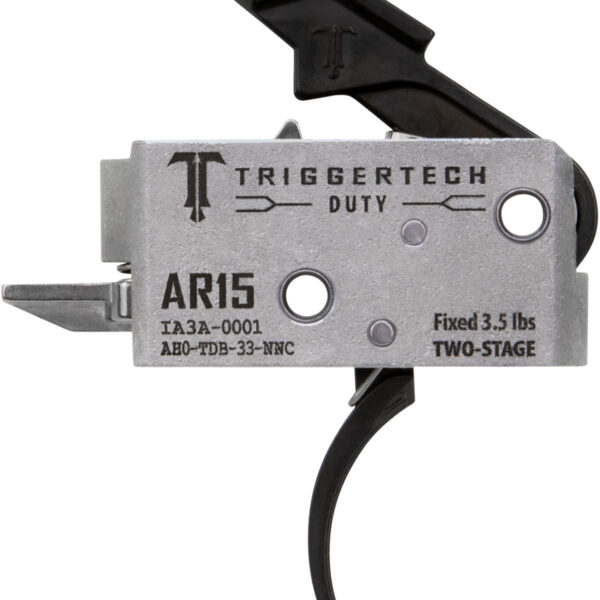 TriggerTech AH0TDB33NNC Duty  Curved Trigger Two-Stage 3.50 lbs Draw Weight Fits AR-15
