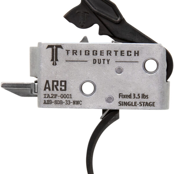 TriggerTech AH9SDB33NNC Duty  Curved Trigger Single-Stage 3.50 lbs Draw Weight Fits AR-9