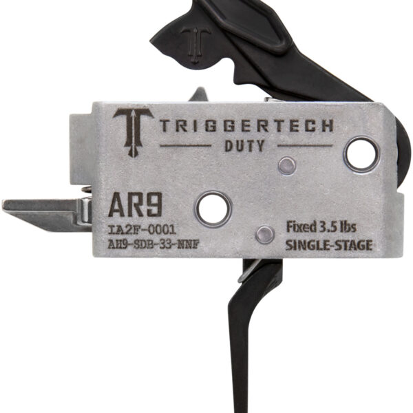 TriggerTech AH9SDB33NNF Duty  Flat Trigger Single-Stage 3.50 lbs Draw Weight Fits AR-9