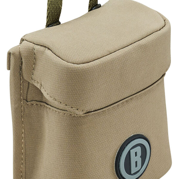 Bushnell BABLRFPCT Vault Modular Optics Protection System Laser Range Finder Pouch Tan Quiet Exterior with Lens Cleaning Interior, Modular Mounting System, Includes Coiled Tether