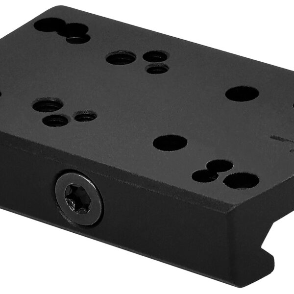 Warne 6109M Red Dot Reflex Mount  Low Profile Black Anodized Aluminum Fits Shield RMS/Leupold/Delta Point/Trijicon RMR/Burris