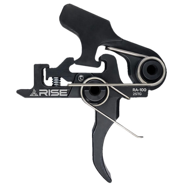 Rise Armament RA100BLK RA-100 Trigger Black Nitride Curved Fits AR-Platform