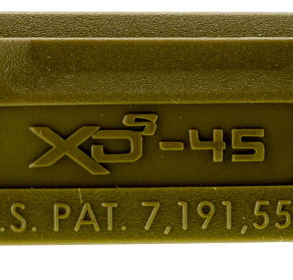 Springfield Armory XDS5001MFDE Backstrap Sleeve  made of Polymer with Flat Dark Earth Finish & 1 Piece Finish for 45 ACP Springfield XD-S with #1 Backstrap & 3.30" Barrel