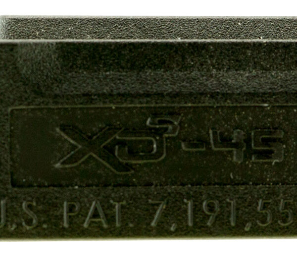 Springfield Armory XDS5002M Backstrap Sleeve  made of Polymer with Black Finish & 1 Piece Design for 45 ACP Springfield XD-S with #2 Backstrap & 3.30"-4" Barrel