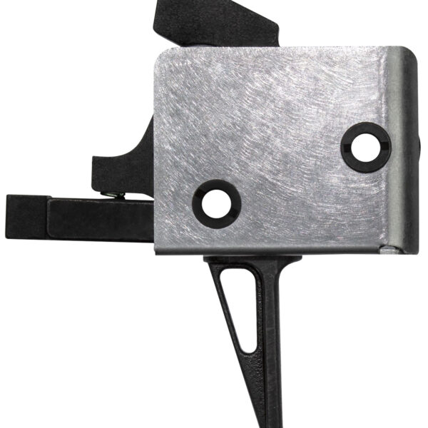 CMC Triggers 91503 Drop-In  Single-Stage Flat Trigger w/ 3-3.50 lbs Draw Weight & Black/Silver Finish