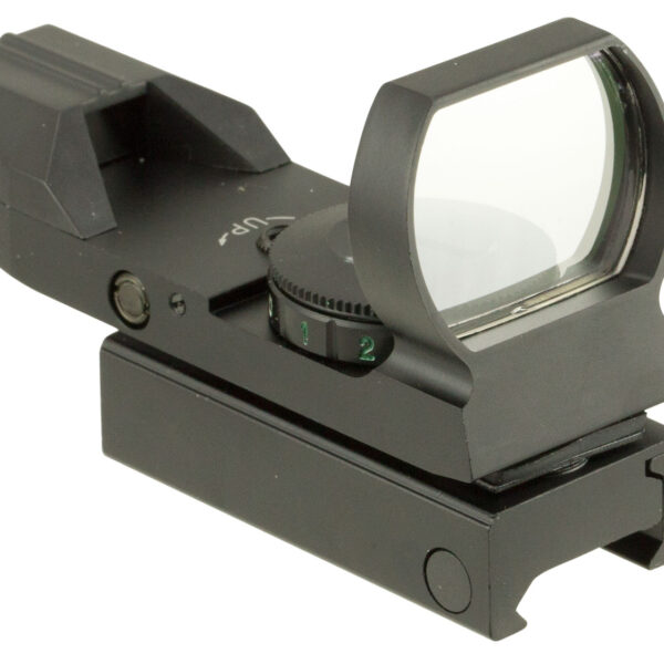 TruGlo TG-8370B Open Dot Sight Black Anodized 1x 34mm 5 MOA Dual (Red/Green) Illuminated Dot Reticle