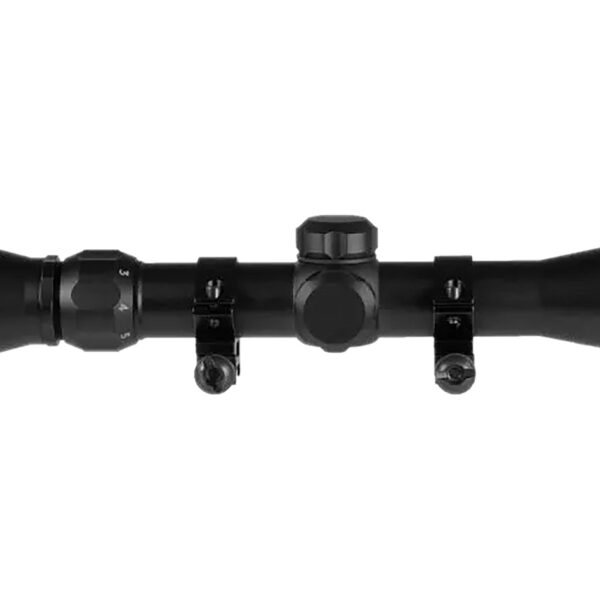 TruGlo TG-853940B Trushot Black Anodized 3-9x40mm 1" Tube Duplex Reticle w/Rings