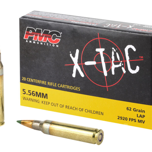 PMC 556K X-Tac  5.56x45mmNATO 62gr Light Armor Piercing 20 Per Box/50 Case