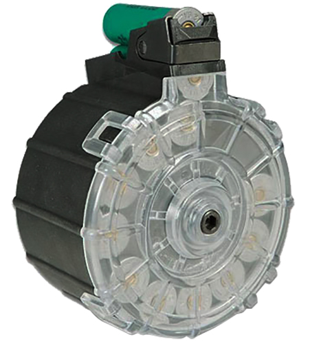 ProMag SAIA7 Standard 12rd Drum 12 Gauge Fits Saiga Black DuPont Zytel Polymer